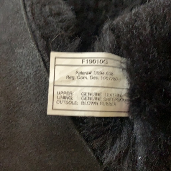 Ugg Australia Black Button Closure Boots - Picture 7 of 7
